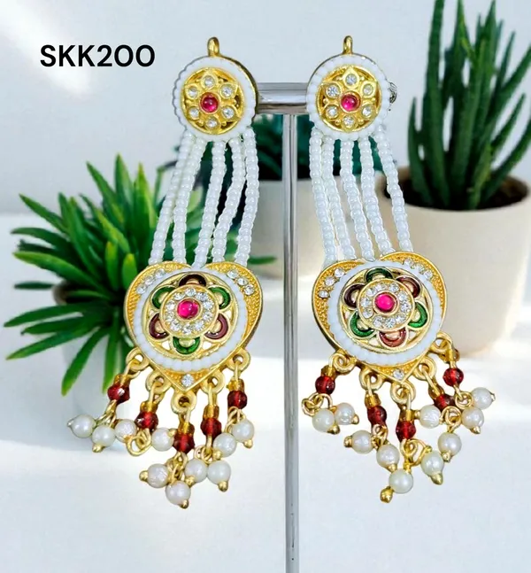 Balaji_Gold_Multicolour_Traditional_Pearl_Beaded_Drop_Earrings_For_Women