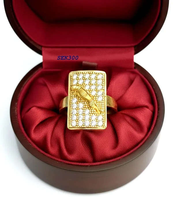 Balaji_Gold_Golden_Luxury_Full_Cz_Studded_Rectangular_Men's_Finger_Ring_For_Men