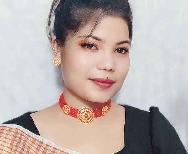 Assamese_Traditional_Gold_Plated_Red_Colour_Japi_Golpota_Necklace_Set_For_Women_&_Girl