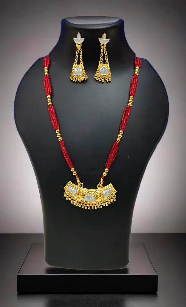 Assamese_Traditional_Gold_Plated_Pendant_Set_For_Girls_&_Women