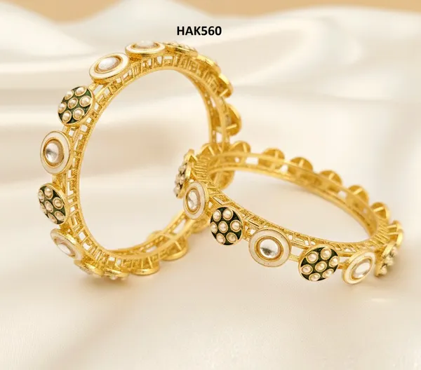 Balaji_gold_Multicolour_Royal_Kundan_Pearl_Bangle_Set_For_Women