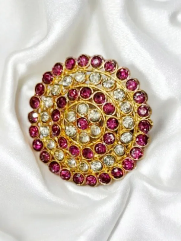 Assamese_Traditional_Pink-_White_Stone_Japi_Finger_Ring(Pack_Of_2)