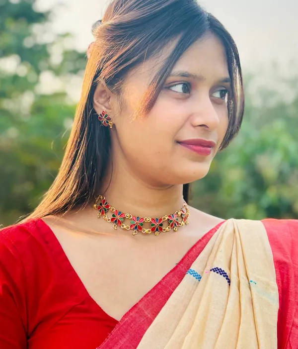 Assamese_Traditional_Gold_Plated_Multi_Colour_Golpata_Necklace_Set_For_Women