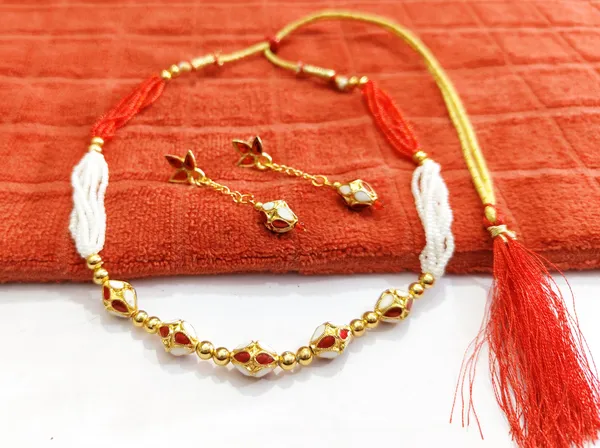 Assamese_Traditional_Red_White_Meenakari_Moni_Mala_Jewellery_Set