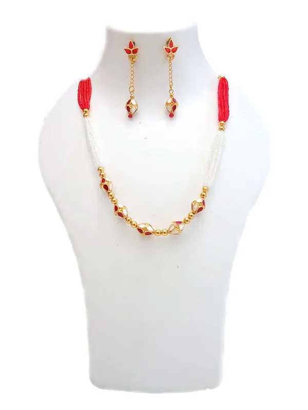 Assamese_Traditional_Red_White_Meenakari_Moni_Mala_Jewellery_Set