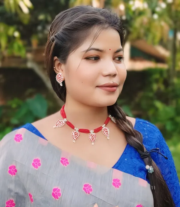 Assamese_Traditional_Silver_Red_Dugdugi_Galpata_Jewellery_Set_For_Women