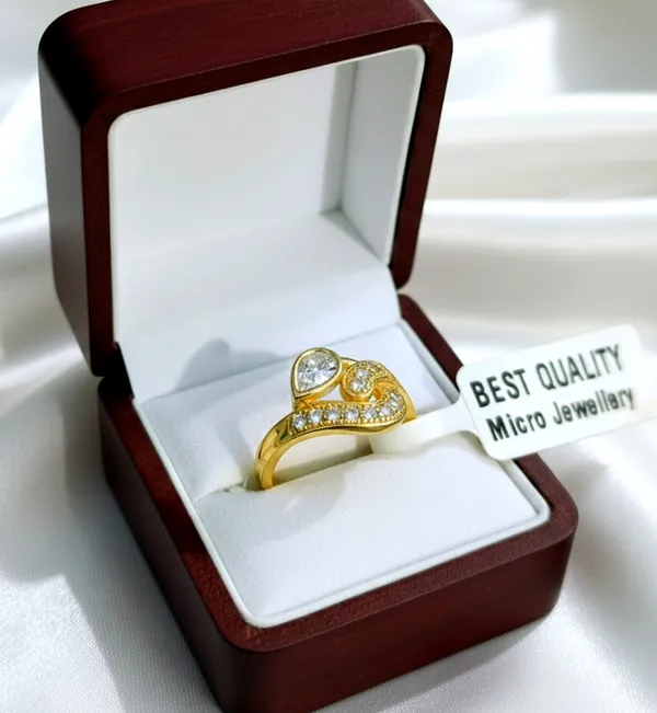 Balaji_Gold_Micro_Gold_Plating_Luxury_Teardrop_Cz_Stone_Designer_Ring_For_Women