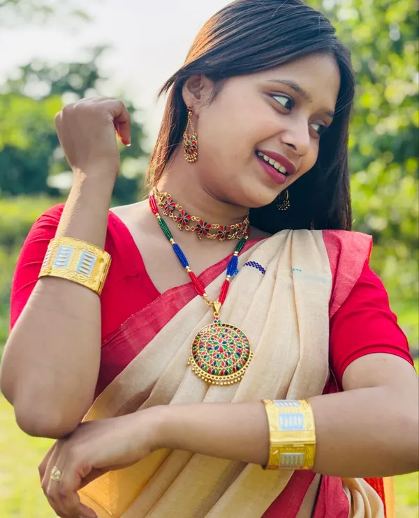 Copper_Based_Assamese_Traditional_Multicolor_Meenakari_Bridal_Combo_Jewellery_Set