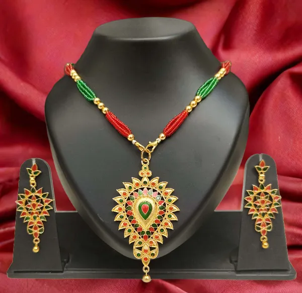 Assamese_Dugdugi_Tassel_Jewellery_Set