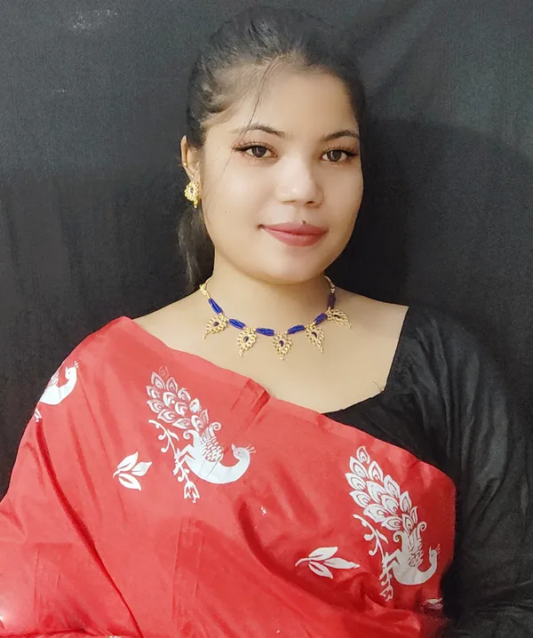 Assamese_Traditional_Gold_Plated_Blue_Colour_Golpata_Necklace_Set_For_Women_&_Girl