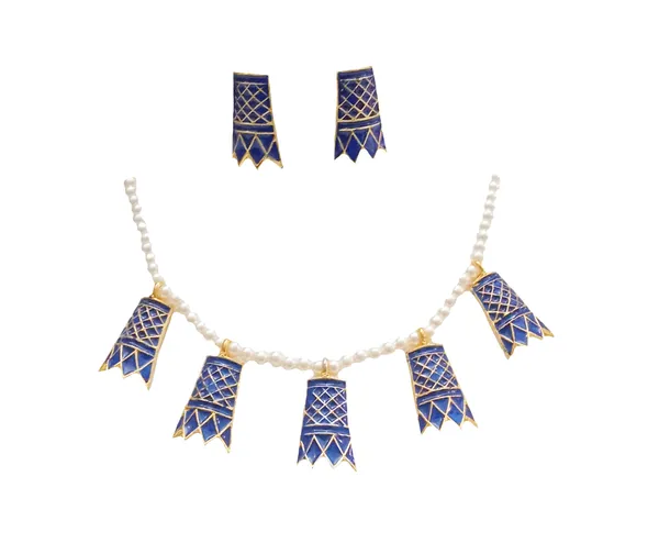 Bggold_Assamese_Traditional_Gold_Plated_Blue_Colour_Golpata_Choker_Necklace_Set_For_Women_And_Girl