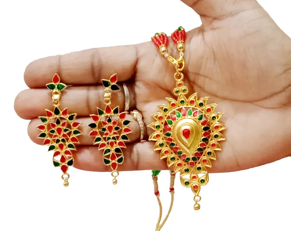 Assamese_Dugdugi_Tassel_Jewellery_Set