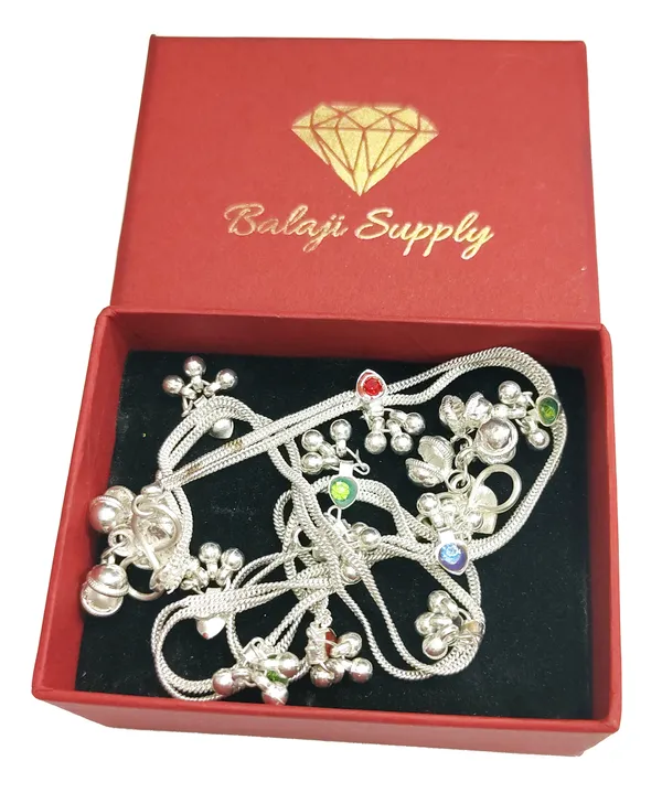 (Pack_Of_2)_Ethnic_Fashion_Foot_Jewellery_Artificial_Alloy_Anklet