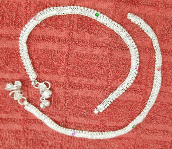 (Pack_Of_2)_Indian_Traditional_Ethnic_Fashion_Foot_Jewellery_Artificial_Alloy_Anklet