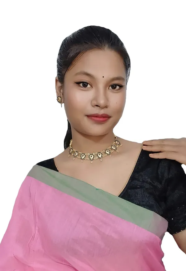 Assamese_Traditional_Gold_Plated_Black_Colour_Golpata_Necklace_Set_For_Women