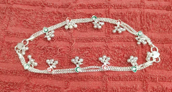 (Pack_Of_2)_Indian_Traditional_Ethnic_Fashion_Foot_Jewellery_Artificial_Alloy_Anklet