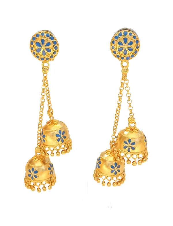 Assamese_Copper_Jhumka_Earring_For_Girls_&_Women