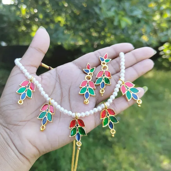 Assamese_Traditional_Gold_Plated_Multicolor_Golpata_Choker_Necklace_Set_For_Women_And_Girl