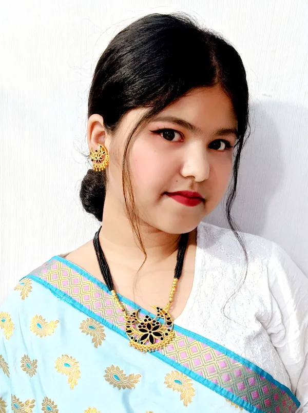 Assamese_Traditional_Black_Colour_Joonbiri_Jewellery_Set_For_Women