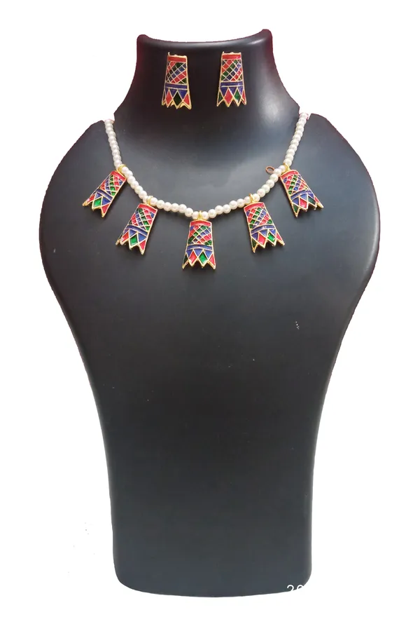 Assamese_Traditional_Gold_Plated_Multicolor_Golpata_Choker_Necklace_Set_For_Girls_&_Women