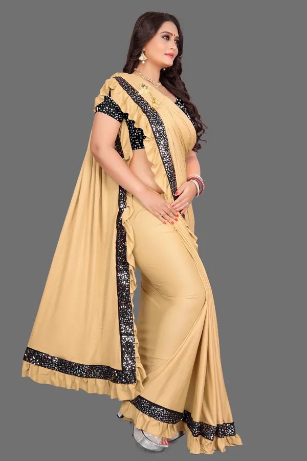 Golden_Georgette_Saree_Gossamer