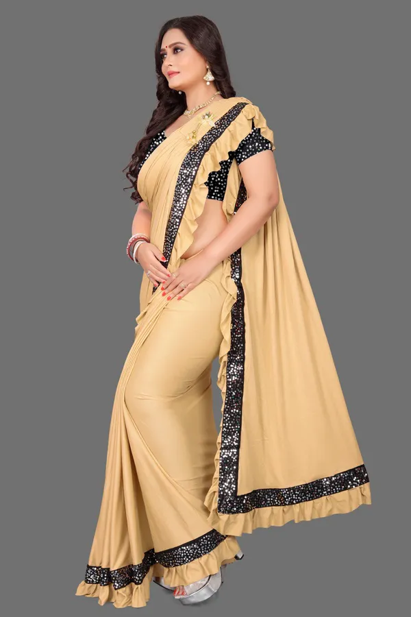 Golden_Georgette_Saree_Gossamer