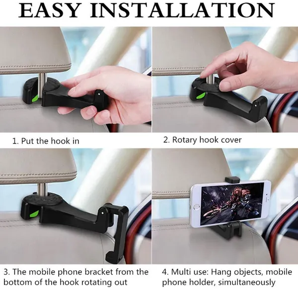 2_In_1_Universal_Multifunctional_Car_Vehicle_Seat_Headrest_Mobile_Phone_Holder_(Black_Colour)_For_Cars_Hang_Grocery_Bags_Accessories_Bag_Trash