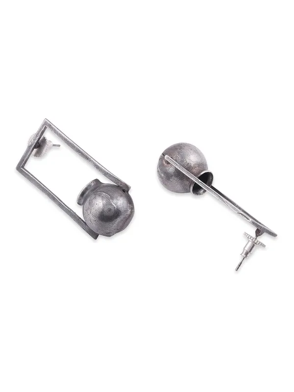 Silver-Toned_Quirky_Drop_Earrings
