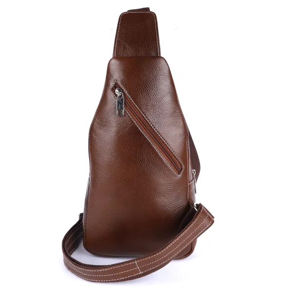 100%_pure_genuine_leather_12_inches_sling_cross_body_outdoor_travel_passport_chest_bag_for_men_and_women,_black