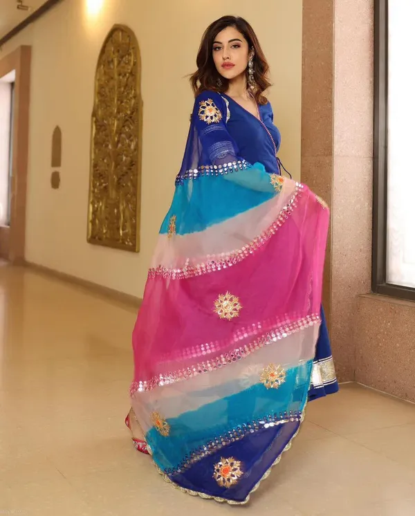 True_Navy_Blue_Gota_patti_Anarkali_Set
