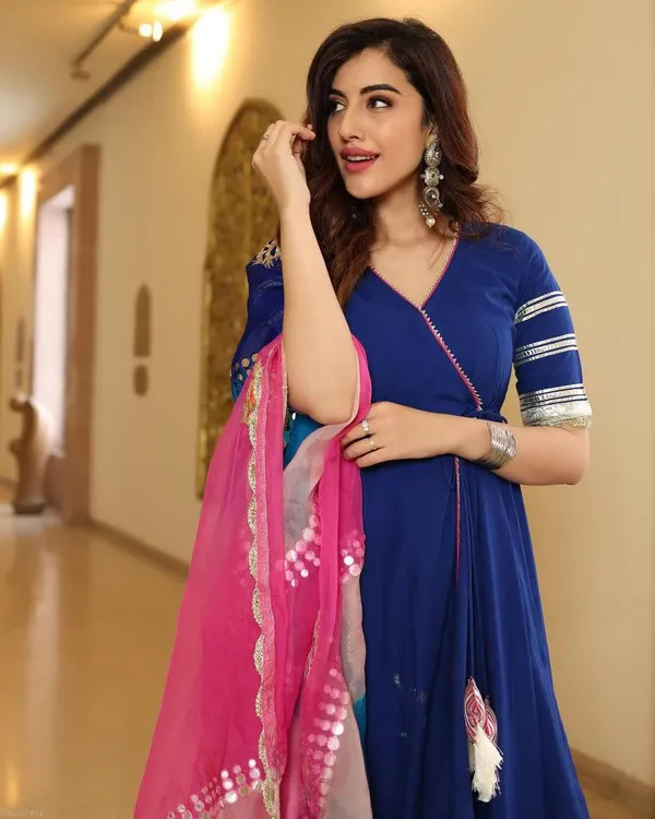True_Navy_Blue_Gota_patti_Anarkali_Set