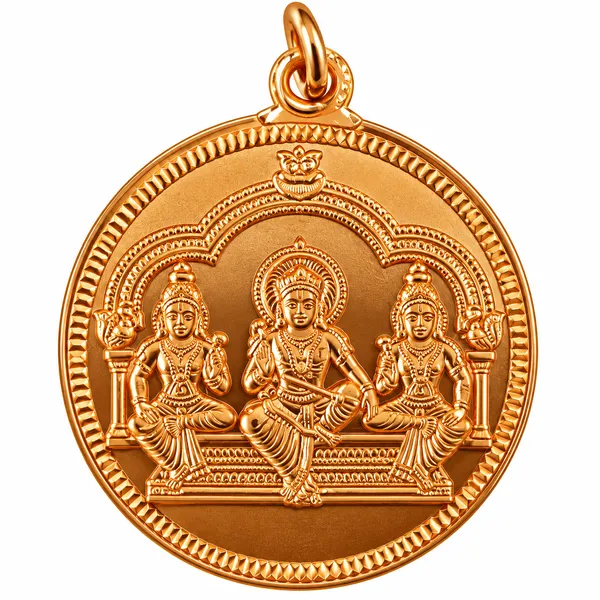 Cleansed_Aiyanar_With_Consorts_Pushkala_and_Purnakala_Copper_Pendant-S731876-02