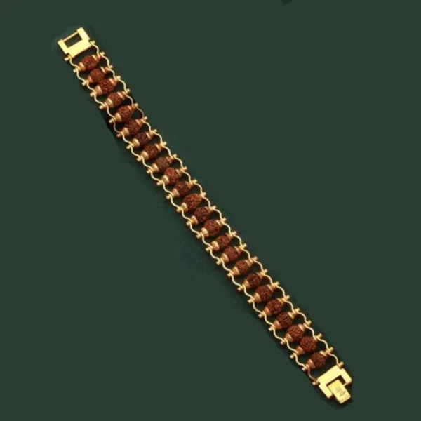 S9001-47_–_Aadhyathmik_Rudraksh_Gold_Plated_Premium_Traditional_Bracelet_Kada_for_Men_and_Women_Wrist_Model