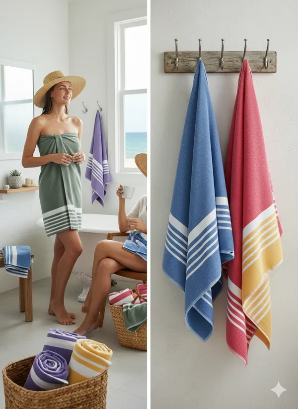 100%_Pure_Cotton_Bath_Towel_|_Pack_of_5_|_Quick_Washable_Light_Weight_&_Quick_Absorption_|_300_GSM