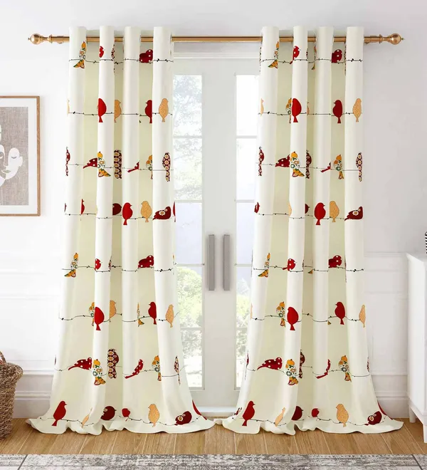 White_Printed_Cotton_Door_Curtains_(Pack_of_2)