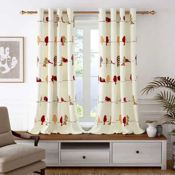 White_Printed_Cotton_Window_Curtain_,_Bird_Print_(Pack_of_2)