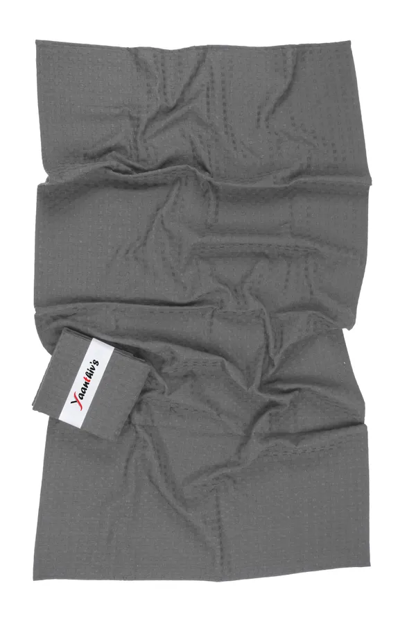 Yaanthiv's_Exoluxury_Waffle_Textured_Bath_Towels,_Pack_of_1,_Grey