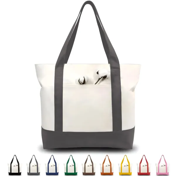 Tote_Bags_For_Women_Girls_Canvas_Handbag_Zipper_Large_Capacity_Fashion_Bag_for_College_/_Office