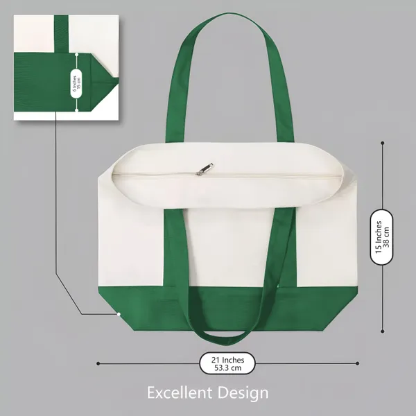 Tote_Bags_For_Women_Girls_Canvas_Handbag_Zipper_Large_Capacity_Fashion_Bag_for_College_/_Office