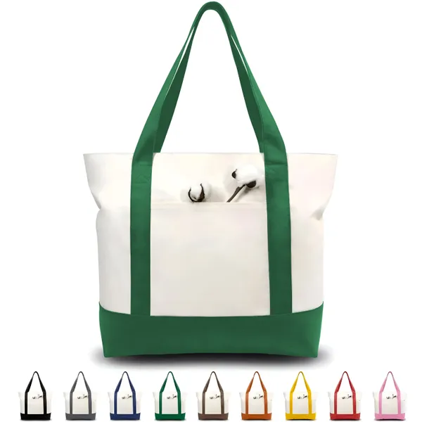 Tote_Bags_For_Women_Girls_Canvas_Handbag_Zipper_Large_Capacity_Fashion_Bag_for_College_/_Office