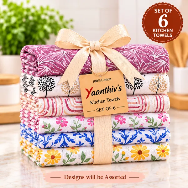 Yaanthiv’s_100%_Cotton_Printed_Hand_Towels_/_Face_Towels_/_Kitchen_Towels_|_Soft,_Absorbent,_Reusable_&_Multipurpose_Towels_|_Assorted_Designs_|_14_x_24_Inches_|_Pack_of_6