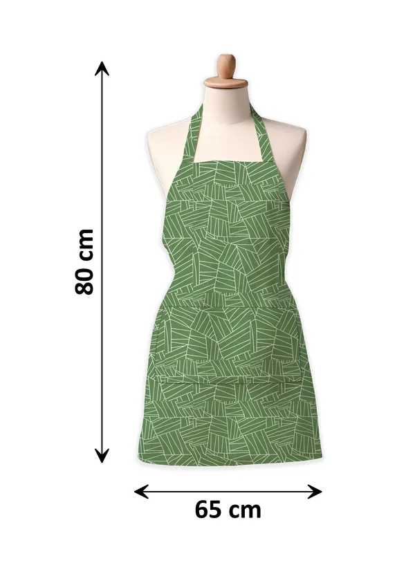 Yaanthiv's_Cotton_Printed_Aprons_Pack_of_2,_Green