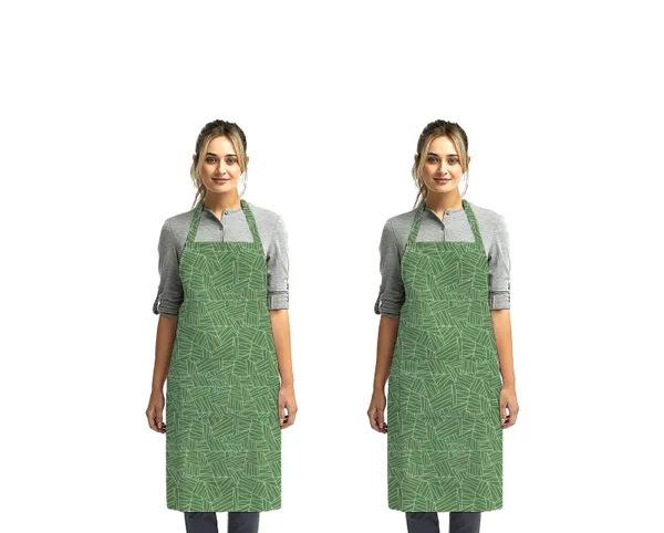 Yaanthiv's_Cotton_Printed_Aprons_Pack_of_2,_Green
