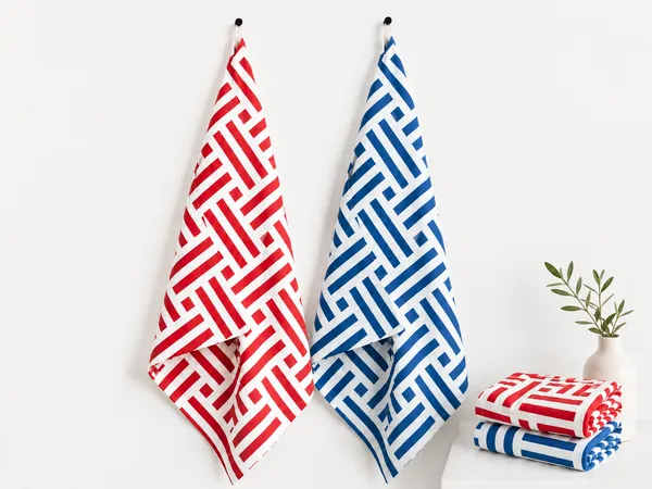 Yaanthiv's_Premium_Printed_Cotton_Bath_Towels_-_EcoLuxury_Range_of_Towels,_300_GSM,_78_CM_X_154_CM,_Washable_and_Quick_Dry_Towels,_Light_Weight,_Fast_Absorbing,_Rich_Elegant_Design_(Pack_of_2,_Red_Blue)