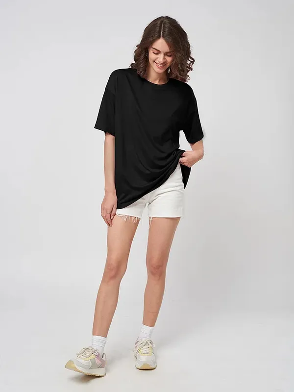 FARBOT_Women_Round_Neck_Oversize_T-Shirt