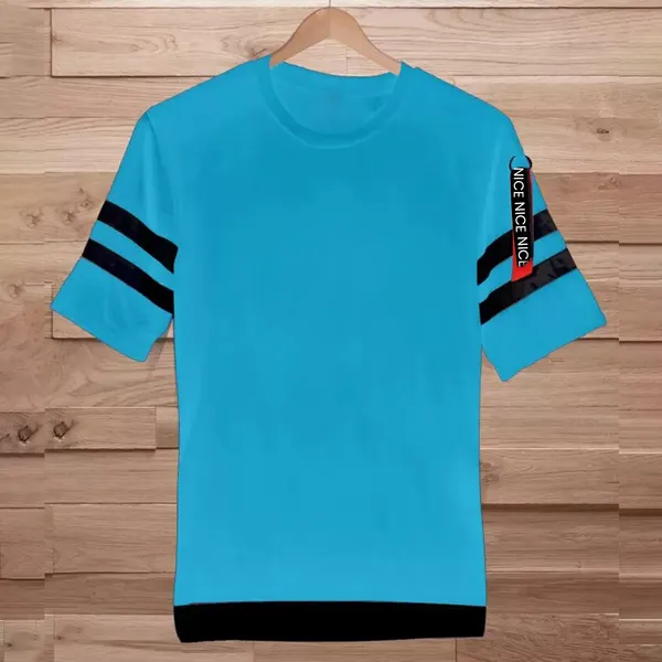 Ramagreen_Round_Neck_Cotton_Blend_Stylish_Fashionable_T-Shirt_For_Men