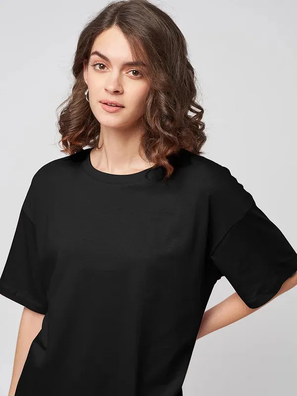 FARBOT_Women_Round_Neck_Oversize_T-Shirt