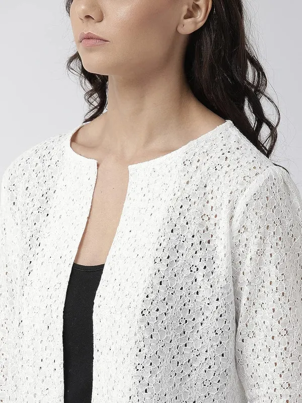 Farbot_Women_Self_Design_Floral_lace_Regular_Open_Front_Shrug