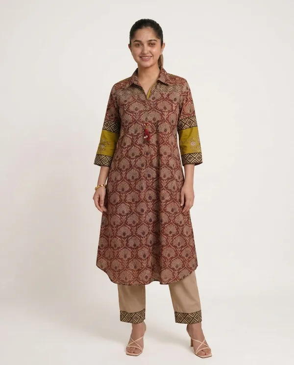 Rustic_Bloom_Chanderi_Kurta_Set