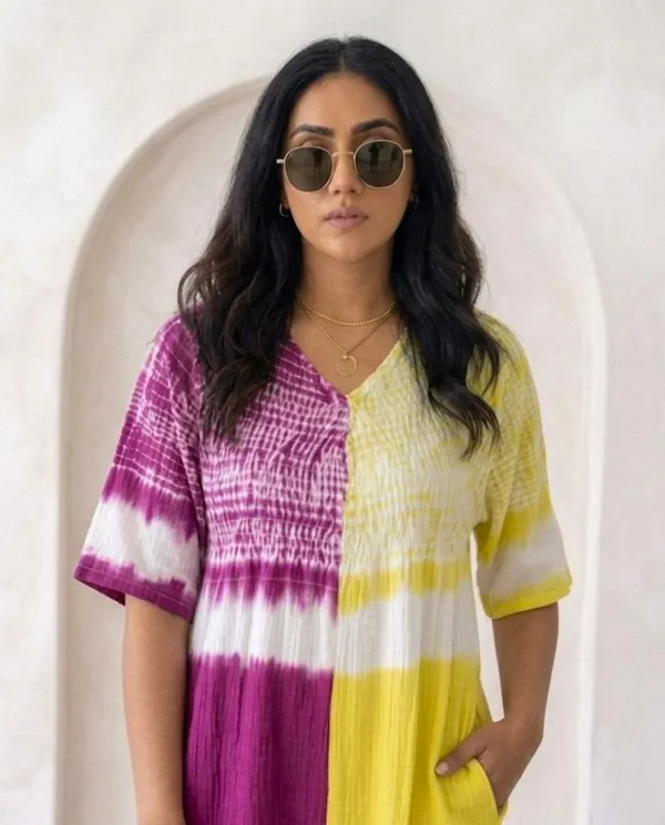 Sunset_Split_Shibori_Modal_Kaftan
